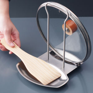 Stainless Steel Pot Lid Stand Holder