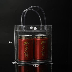 10PCS Plastic Transparent Bag/Transparent Tote Bag Reusable Tote Bag Gift Transparent Bag Small Items Packaging Bag