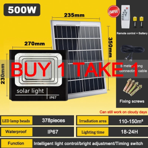 SAMSUNG 3000W BUY 1 TAKE 1 Solar Light Outdoor Lighting Waterproof Solar Flood Street Lamp Super Bright