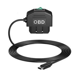 Intelligent OBD Dashboard Camera Cable with Support Vehicle Power Adapter High Efficiency Cable for Parking Surveillances
