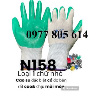 Bịch 12 đôi Găng tay lao động chống trơn trượt 389 cao cấp găng tay PU găng tay phủ sơn