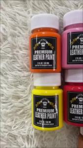 Bundle set of Premium Leather Paint: 12 pieces of 30 ml best seller leather paint