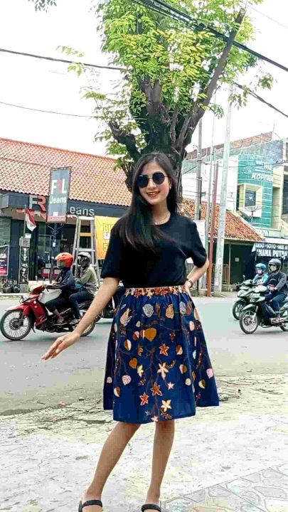 Rok batik batkj pendek rok payung Lazada Indonesia