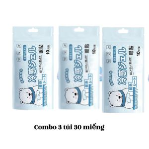 [Miếng Dán Mắt Hydrogel & Lutein Ice Eye Mask] – giảm thâm mờ bọng giảm nhức mắt (Túi 5 miếng và Túi 10 miếng )