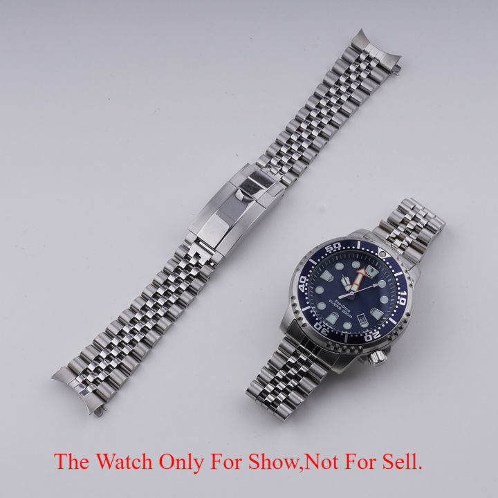For 20mm Citizen ECO-Drive 32003272 Jubilee WatchBand Bracelet