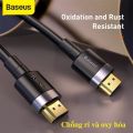 Cáp chuyển đổi HDMI sang HDMI CADKLF Baseus cafule 4K HD male to 4K HD male adapter cable- hàng chính hãng. 