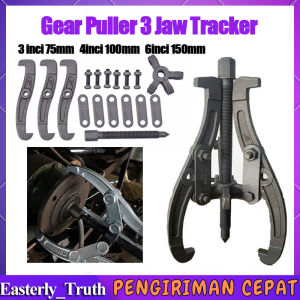 (Dikirim Dari Jakarta) Treker 3 Kaki 6/4/3Inch Gear Puller 3 Jaw Tracker Treker Bearing Puller Tracker Murah Alat Melepas Bearing 70-250MM Gear Bearing Removal Exteactor Alat Melepas Bearing 3 Jaw