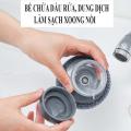 Cọ xoong nồi, miếng chà nồi có ngăn đựng nước rửa - Happy Home 4U. 