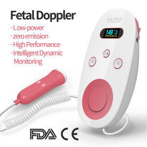 （China）Doppler Fetal  Monitor Home Use Fetal Doppler Detector for  Women Portable Baby Heartbeat Monitor Household Pregnancy Care Device