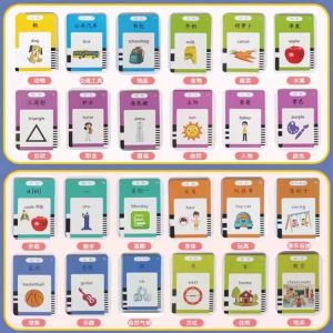 READY STOCK✨ Childrens Educational Toy Card Machine Bilingual Enlightenment Literacy Learning Machine Baby Early Education Card Machine Story Reading Machine