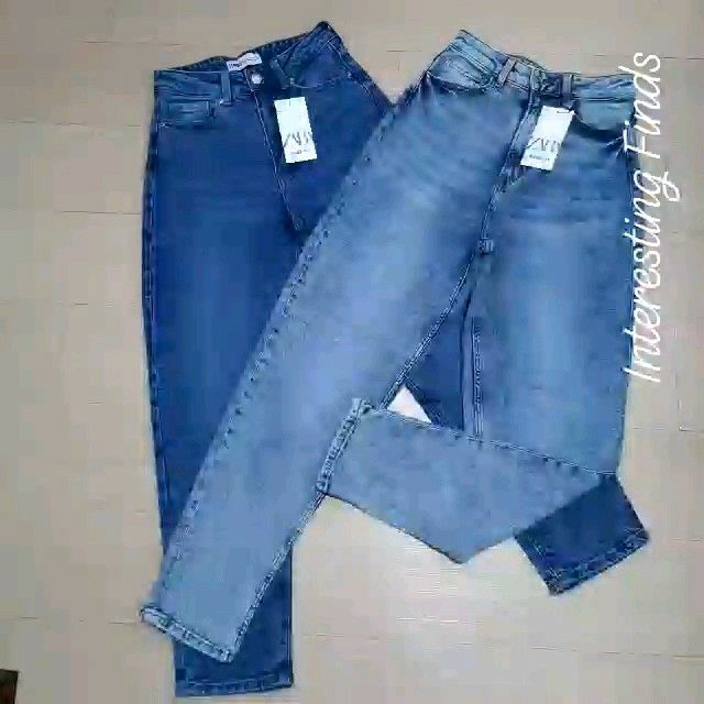 Branded Overruns Zara High Waist Baggy Lazada PH