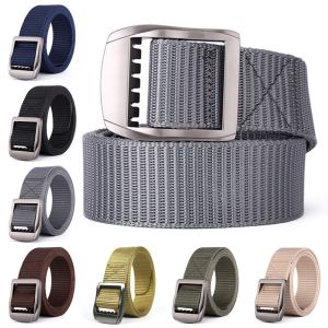 AUTOCARE X มัลติฟังก์ชั่นการใช้งาน เข็มขัดผ้าใบผู้ชาย ระบายอากาศได้ระบายอากาศ หนาขึ้น สายพานไนลอน ที่มีคุณภาพสูง พร้อมหัวเข็มขัดอัตโนมัติ เข็มขัดหัวแบบปลดเร็ว ใช้ได้ทุกเพศ