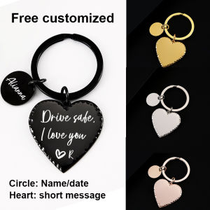 Drive Safe I Love You Keychain Personalized Christmas Festival Gift for Lovers Family