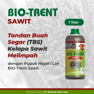 BIO-TRENT Sawit Pupuk Hayati Cair Penyubur Tanaman Sawit 1 Liter
