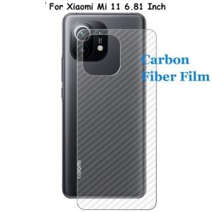 XIAOMI 11 MI 11 LITE MI 11 ULTRA ANTI GORES BELAKANG SKIN KARBON GARSKIN MOTIF CARBON PELINDUNG BELAKANG ANTI JAMUR BACK GUARD