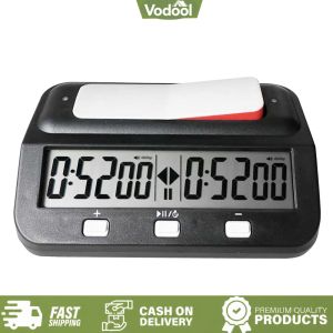 [VSC] Chess Digital Timer Professional Board Game Stopwatch Plastic Battery Powered Multifunctional Lightweight for Family Personal Use