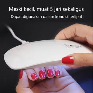 JE.ID Pengering Kutek Kuku Smart UV Led Dryer Nail Art Pengering Kutek Kuku Komplit Alat Kecantikan Pengering Kutek Kuku Led Sun Max Mesin Pengering Kuku Profesional  Smart