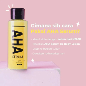 Tomato Mochi ~ N203R AHA Body Booster Serum Bibit Pemutih Badan - 30 ml dan 100ml - Sabun - Body Lotion