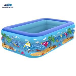 Ueb Official Mall ✪ Framed Swimming Pools PVC Thickening Swimming Pools Water Play Pool for Family