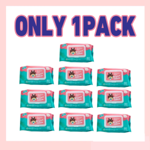 【Fast Delivery】10pack Organic Baby Wipes 80PCS/Pack tissue 99% Water Hypoallergenic Non-Alcohol-wipes Soft and Safe for Sensitive Skin