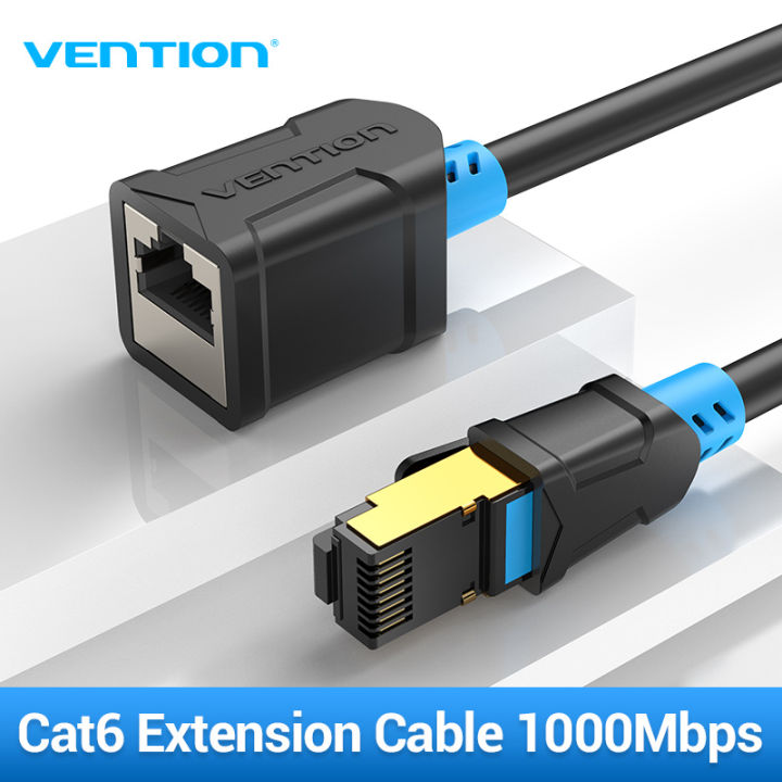 Vention Ethernet Extension Cable RJ45 Cat6 SFTP Male Ke Perempuan Cat 6 Extension Patch Cable