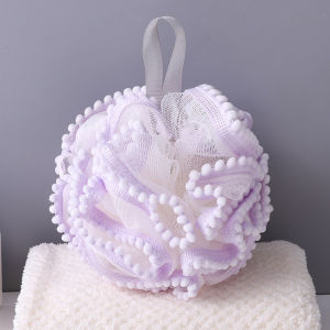 Spons Mandi Tebal Berat 35 Gram Lace Flower Shower Puff Bahan Lembut Soft Spons Mandi Jaring