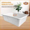 KERANJANG ROBLOX PUTIH - Keranjang Serbaguna Organizer / Box Container / Kotak Penyimpanan. 