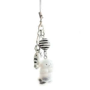 Fashionable Mobile Phone Straps Flocking Cartoon Animal Pattern Cellphone Case Lanyard Universal Keychain Bag Decoration