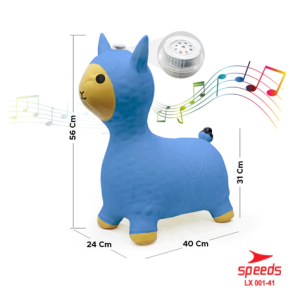 SPEEDS Jumping Animal Kuda Kudaan Karet Tebal Mainan Anak Anak Jungkat Jungkit 001-42