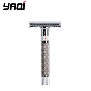 Yaqi có thể điều chỉnh Dao cạo an toàn màu Chrome và Gunmetal cắt cuối cùng cho nam giới2026