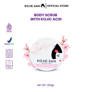 LADY LOOK | Kojie-San Body Scrub Whitening Moisturizing With Kojic Acid 250gr
