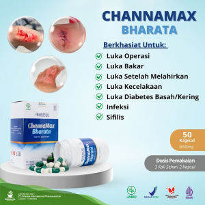 Obat Pengering Luka Basah - Obat Luka Diabetes - Obat Luka Operasi - Obat Channamax Bharata Asli