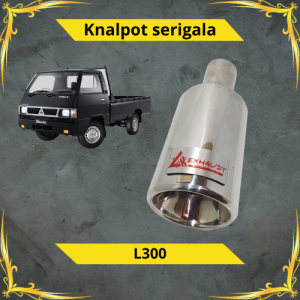 Knalpot serigala L300 solar bensin stainless