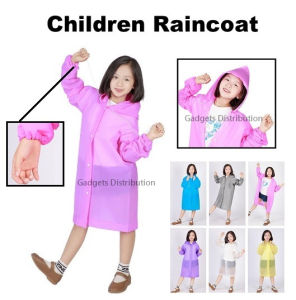 Children Cartoon Kid Kids Raincoat Rain Coat EVA Waterproof Cover Cloth Raining Gear Baju Hujan Outdoor 2847.1