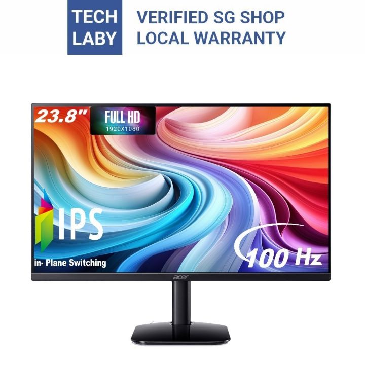Acer KA242Y E0 24-Inch FHD IPS Monitor with 100Hz Refresh