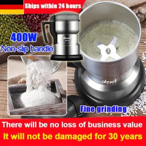 Home Use Stainless Steel Grinder food blender Maker Grinding Milling spice grinder Machine Strong Electric Spice Meat Grinder Food Processor Food Chopper Mixer small superfine grinder Pengisar Daging Sayur pengisar kering 食材粉碎机打粉机家用小型超细不锈钢研磨机