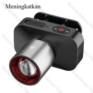 【Garansi 10 tahun】Enter Kepala Cahaya Maksimal Plus RechargePro dengan USB-C 60W Fokus & Penyebaran Zoom/Senter Kepala Cahaya Maksimal Plus RechargePro dengan USB Fokus & Penyebaran Zoom 1000Lumen