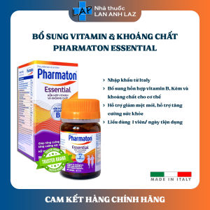 PHARMATON ESSENTIAL (Hàng nhập khẩu) – Bổ sung vitamin & khoáng chất với hỗn hợp Vitamin B.