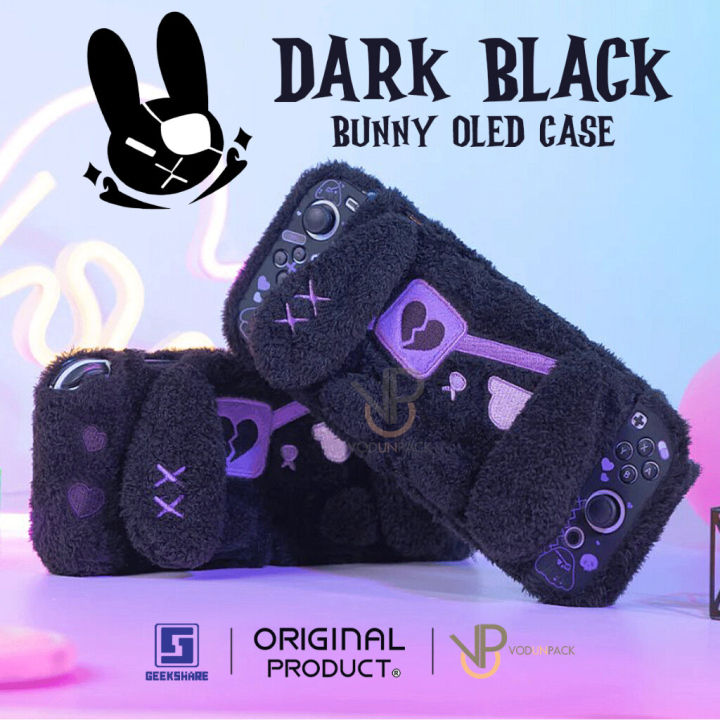 [GeekShare™] [CASE] Dark Black Bunny TPU+PC OLED CASE เคส เครื่อง ...