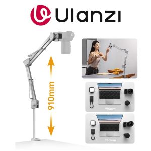 Ulanzi TH04 Overhead Quick Release Desktop Table Stand Clamp Mount for DSLR Camera T088