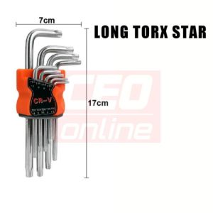 CEO 🇲🇾 9pcs Torx Star Allen Key Wrench Torx Allen Key Set Bicycle Motorcycle Computer Hard Disk Drive Car Furniture DIY
