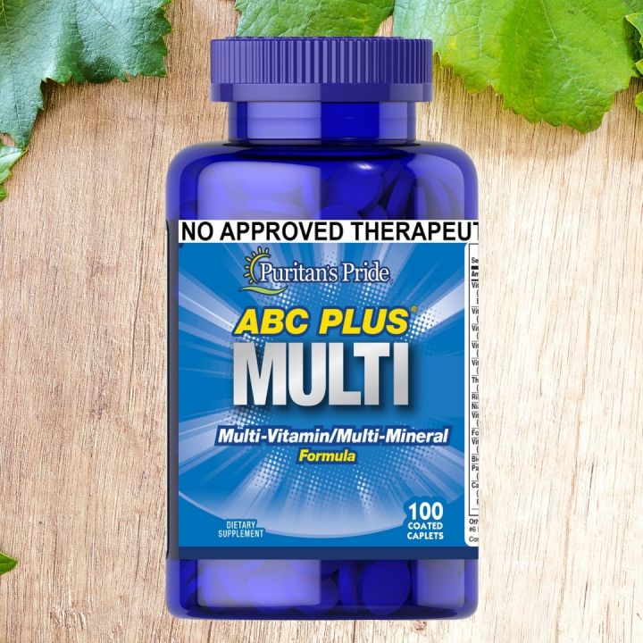 [ CLEARANCE SALE ] ABC Plus Multivitamins Multi-Mineral with Zinc Puritan's Pride