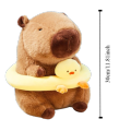 BEIBEI Summer Capybara Plush Toy Cute Swimming Circle Capibara Anime Fluffty Toy Capybara Stuffed Toy Soft Capybara Plush Doll Birthday Gift. 