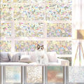 45*100cm Window Privacy Sticker Anti-uv Waterproof Window Decals Static Cling Window Sticker. 