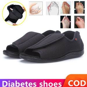 YORCHID Mens adjustable Diabetic Sandals- Extra Wide Width Arthritis&Edema Footwear Outdoor