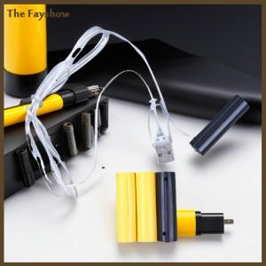 [The Fayshow] อะแดปเตอร์จ่ายไฟ AA เครื่องกำจัดแบตเตอรี่กำจัดความจำเป็นในการเปลี่ยนแบตเตอรี่บ่อยๆสำหรับต้นคริสต์มาส