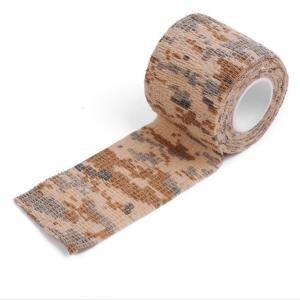 Lakban Camo/Kamuflase Desert/Padang Pasir Savana 5cm x 4.5 meter - Corak Hijau Army, Cocok untuk Berpetualang di Hutan (Dapat Digunakan Berulang Kali)