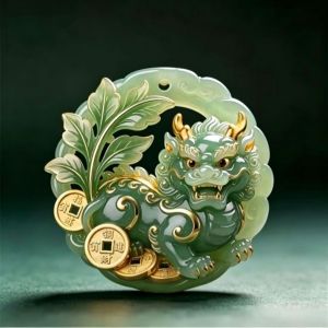 Fortune and Good Luck Keychain Gift 已开光 招财钥匙扣礼物 国风招财貔貅钥匙扣珐琅彩合金吊坠本命年吉祥物汽车挂件男女礼品