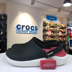 CROCS Classic Hole Shoes Wear Waterproof Odor Proof and Anti slip Dual purpose Slippers Outside Beach Large Slippers