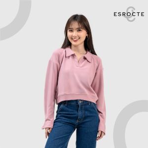 ESROCTE Atasan Wanita Cropped Sweater Knit Kai Top - S-XL